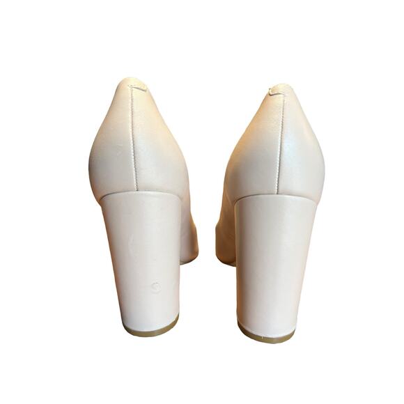Marc Fisher Nude Block Heels Size 11M - Picture 3 of 8